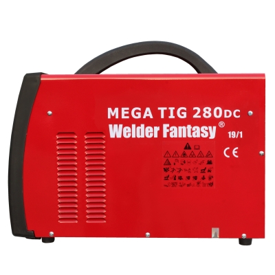 WELDER FANTASY MEGATIG 280DC - spawarka inwertorowa, uchwyt, chłodnica, wózek - zestaw