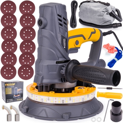 POWERMAT PM-DG-1500LM - SZLIFIERKA DO GIPSU PM-DG-1500LM