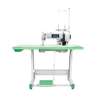ZOJE A8000-D4-TP-02 Z SET Stebnówka 1-igłowa, automatyczna do lekkich i średnich materiałów - maszyna do szycia kompletna