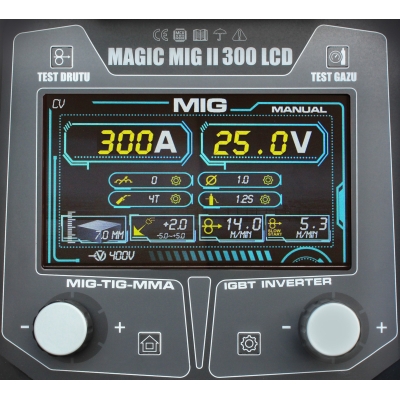 WELDER FANTASY MAGIC MIG II 300 LCD 4X4 - półautomat spawalniczy inwerterowy