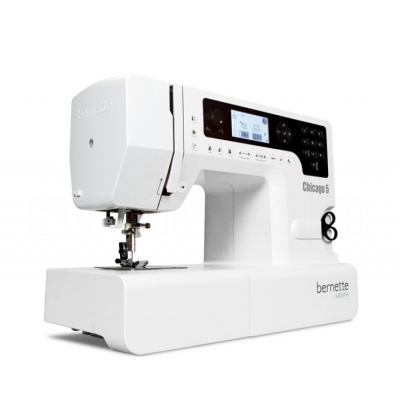 BERNINA CHICAGO 5 Maszyna do szycia wieloczynnościowa sterowana komputerowo, 394 programy szycia