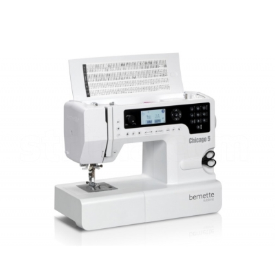 BERNINA CHICAGO 5 Maszyna do szycia wieloczynnościowa sterowana komputerowo, 394 programy szycia