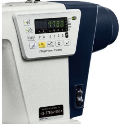 BROTHER S7780A-503-32-64 - stebnówka 1-igłowa automatyczna z odkrawaczem materiału 6,4mm, do średniego szycia - komplet