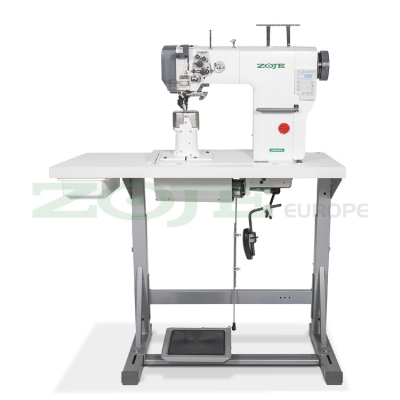 ZOJE ZJ9620SA-D3-M-N2.4-3 SET Automatic 2-needle lockstitch machine, post with bottom and top roller feed, with AC Servo motor - set