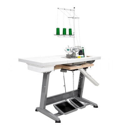 ZOJE B9500-16S2-02 SET Owerlok 1-igłowy, 3 nitkowy (mereżka) do lekkich i średnich materiałów - maszyna do szycia kompletna