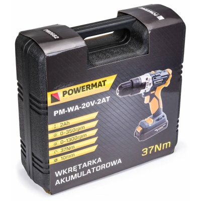 POWERMAT PM-WA-20V-2AT - WKRĘTARKA AKUMULATOROWA Z UDAREM PM-WA-20V-2AT