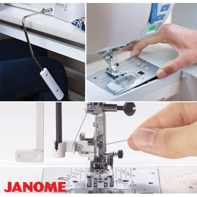 JANOME SKYLINE S5 Maszyna do szycia wieloczynnościowa sterowana komputerowo, 496 programów szycia