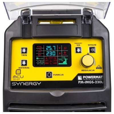 POWERMAT PM-IMGS-230L SYNERGY - MIGOMAT INWERTOROWY 230A MIG / MAG / MMA / LIFT-TIG PM-IMGS-230L SYNERGY